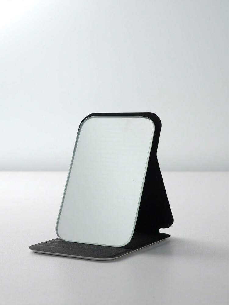 Y2K Leopard Print Folding Vanity Mirror – Ultra-Thin & Portable Design