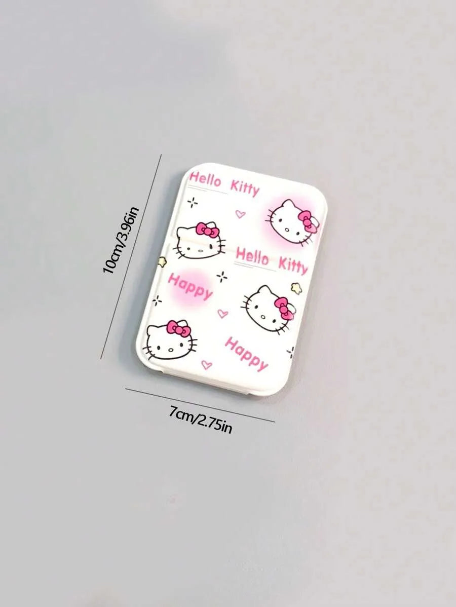 Sanrio Hello Kitty Portable Folding Makeup Mirror – Compact Travel Mirror for Girls, Offices, and Dormitories