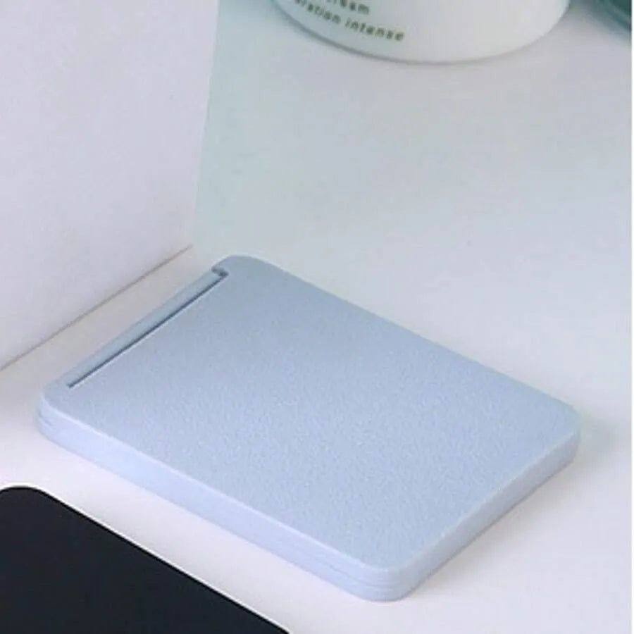 1PC Portable Double-Sided Square Makeup Mirror – Travel Desktop Vanity Mirror, Student Dormitory Style