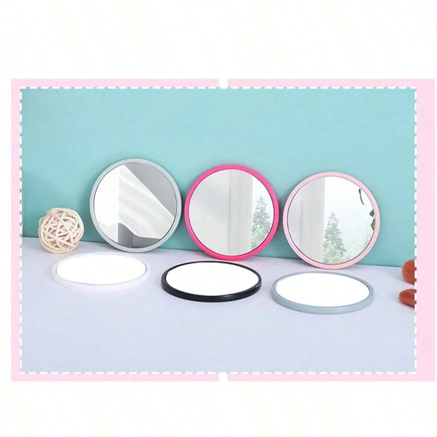 Round HD Small Mirror – Portable Makeup Mirror (Compact Travel Mirror)