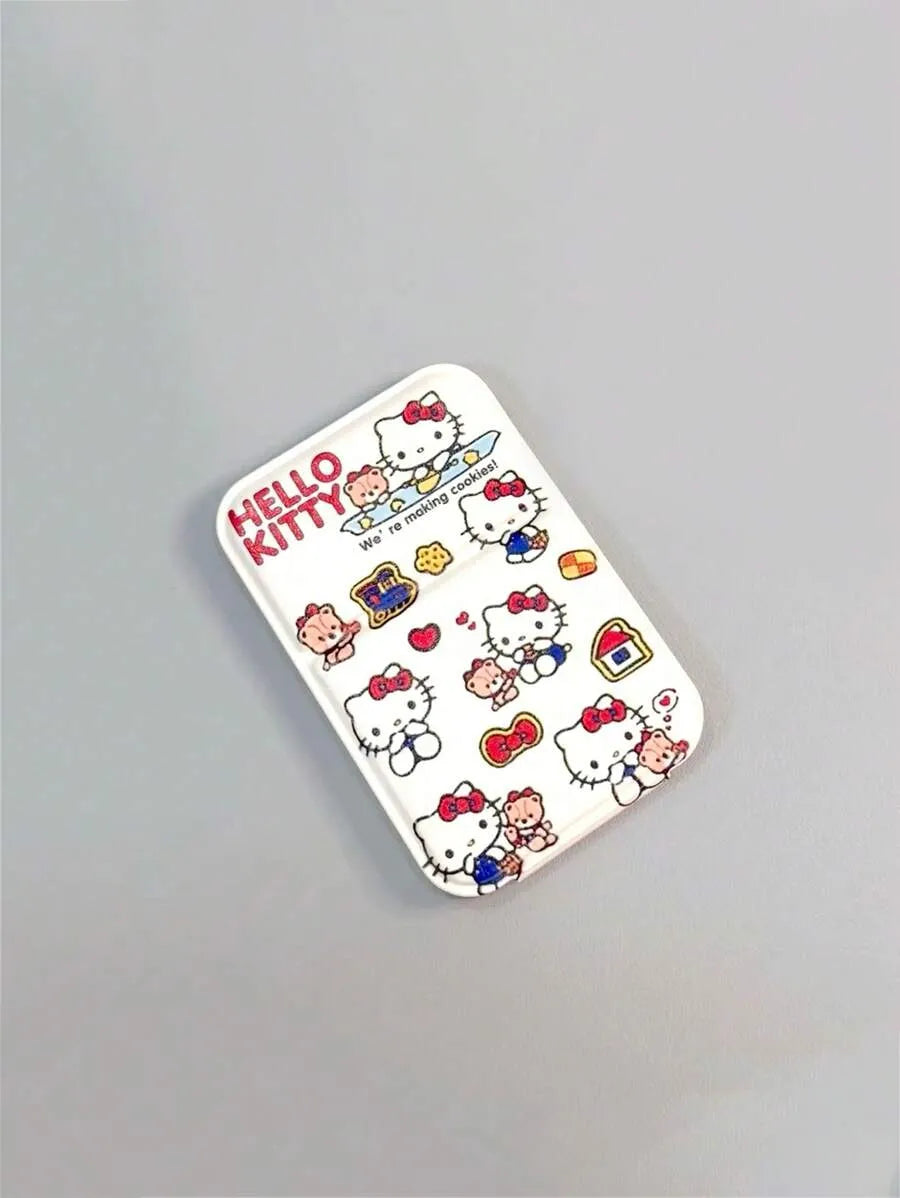 Sanrio Hello Kitty Portable Folding Makeup Mirror – Compact Travel Mirror for Girls, Offices, and Dormitories