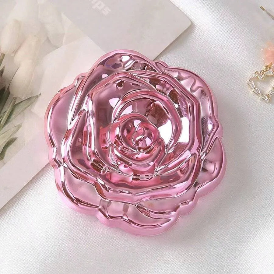 Rose Compact Mirror – Exquisite and Convenient to Carry, Ideal for Wedding Gifts and Party Decorations
