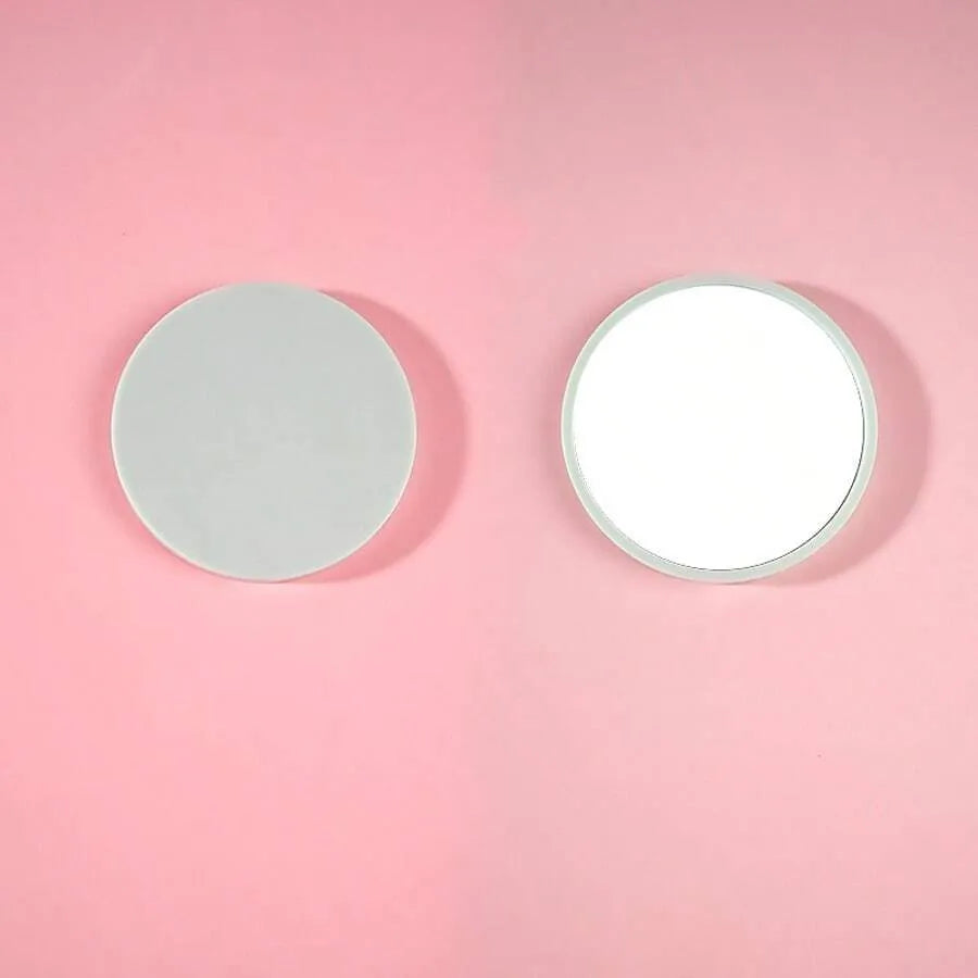 Round HD Small Mirror – Portable Makeup Mirror (Compact Travel Mirror)