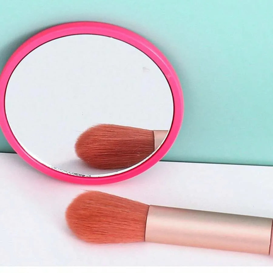 Round HD Small Mirror – Portable Makeup Mirror (Compact Travel Mirror)